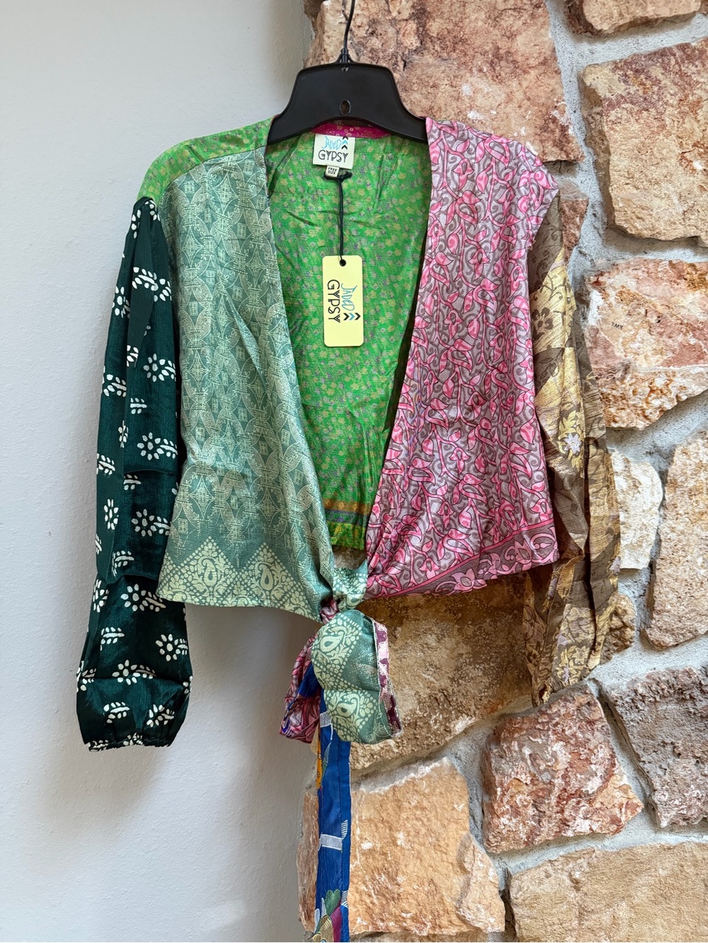 Jaded Gypsy Patchwork Wrap Top